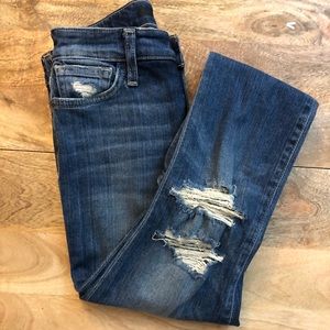 Joe’s distressed jeans